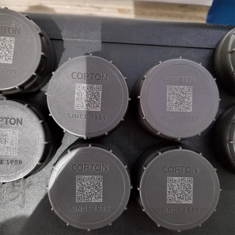 UV laser coding for cap UV laser coding for cap
